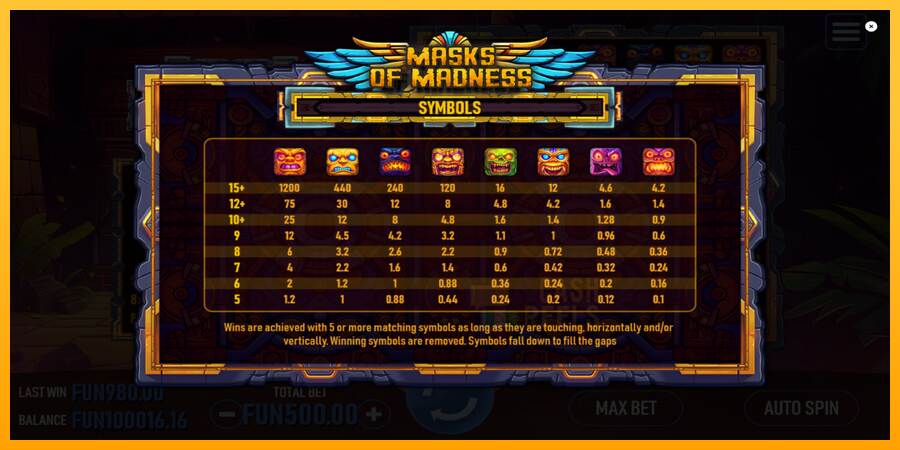 Masks of Madness macchina da gioco per soldi, immagine 5