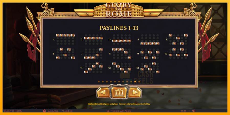 Glory of Rome macchina da gioco per soldi, immagine 7