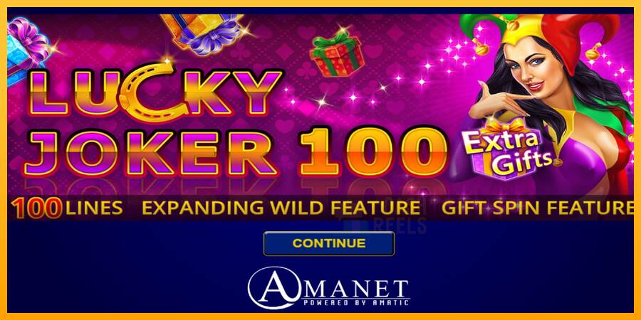 Lucky Joker 100 Extra Gifts macchina da gioco per soldi, immagine 1