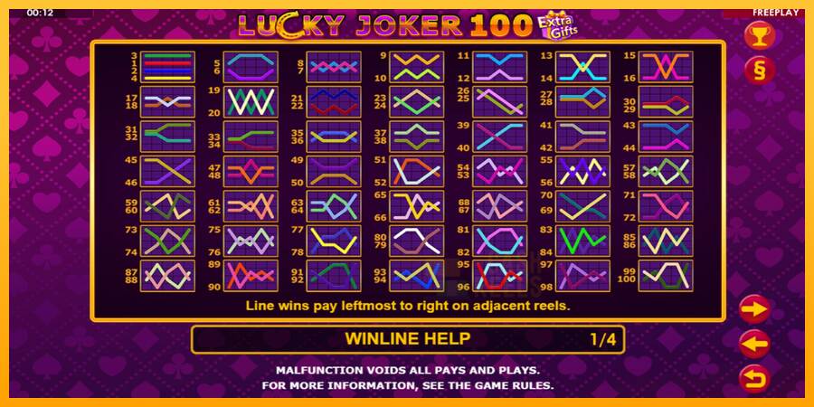 Lucky Joker 100 Extra Gifts macchina da gioco per soldi, immagine 6