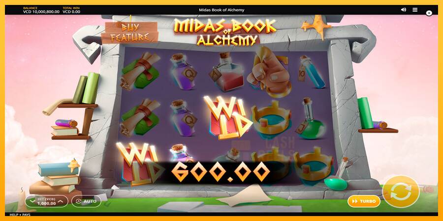 Midas Book of Alchemy macchina da gioco per soldi, immagine 5