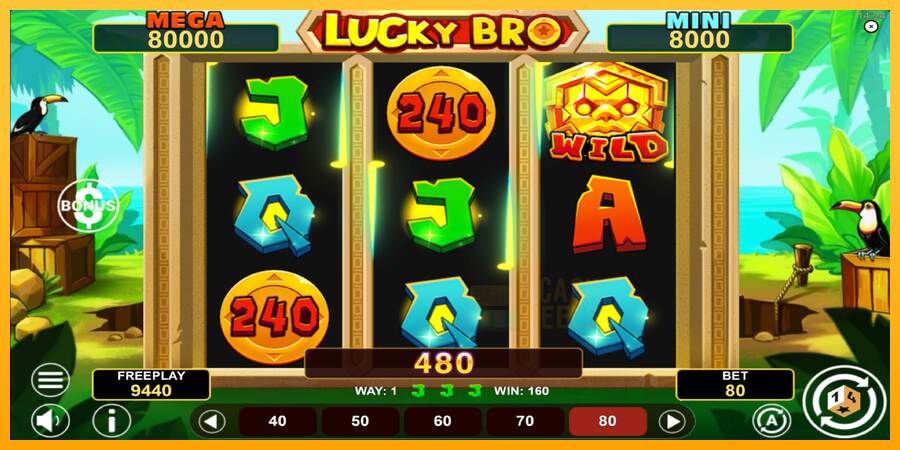 Lucky Bro Hold & Win macchina da gioco per soldi, immagine 3