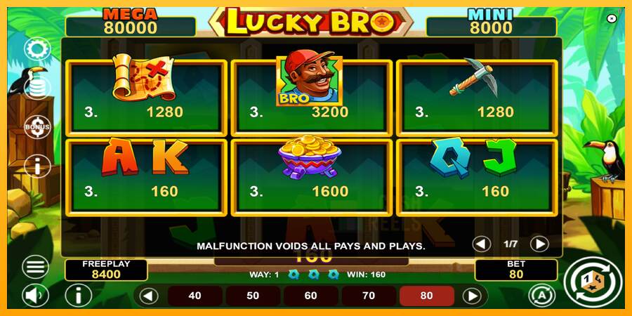 Lucky Bro Hold & Win macchina da gioco per soldi, immagine 5