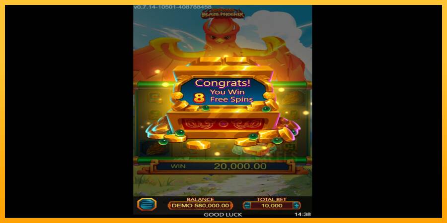 Fire Ball Blaze Phoenix macchina da gioco per soldi, immagine 2