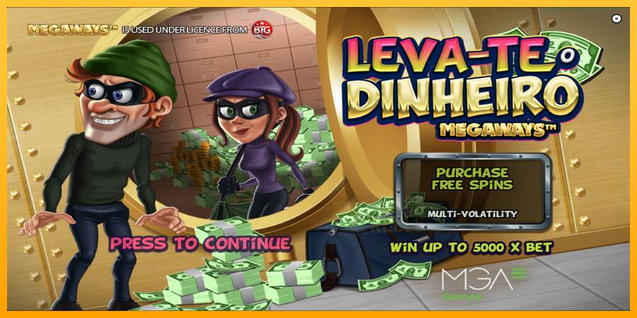 Leva-te o Dinheiro Megaways macchina da gioco per soldi, immagine 1