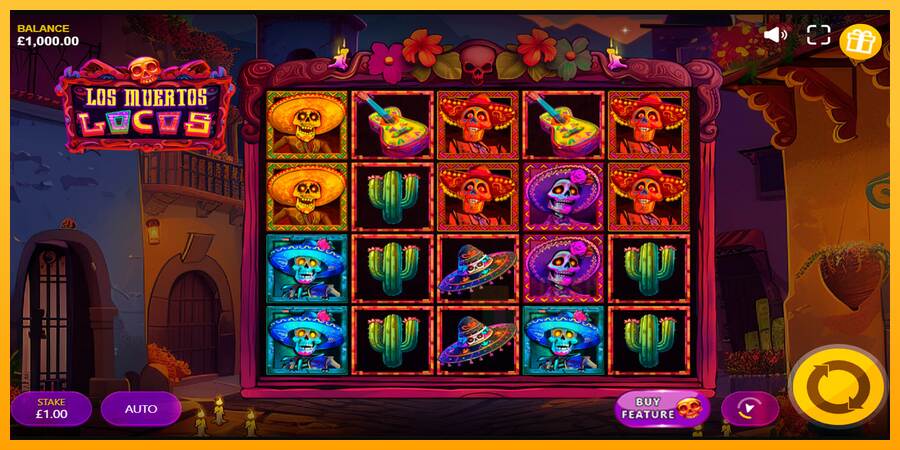 Los Muertos Locos macchina da gioco per soldi, immagine 1