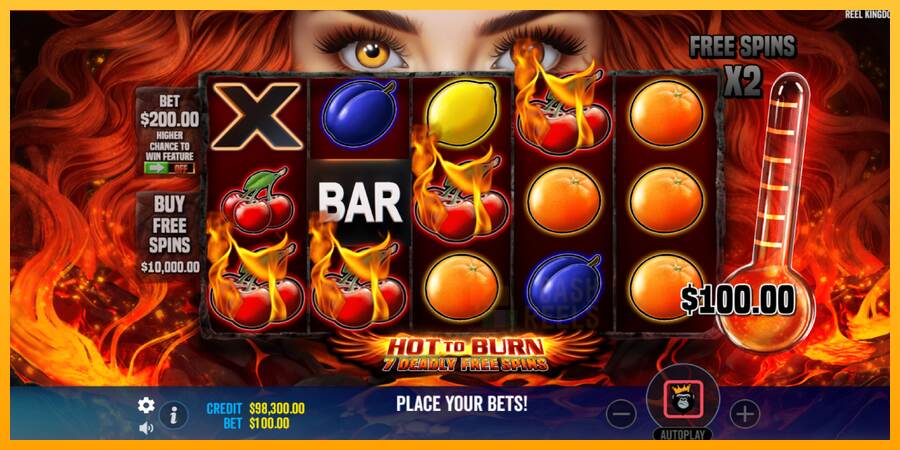 Hot to Burn - 7 Deadly Free Spins macchina da gioco per soldi, immagine 4