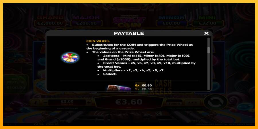 JuegaenLinea Immortal Ways Sweet Coin macchina da gioco per soldi, immagine 5