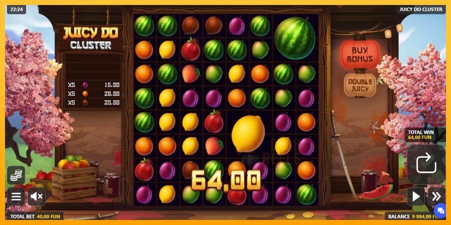 Juicy Do Cluster macchina da gioco per soldi, immagine 3