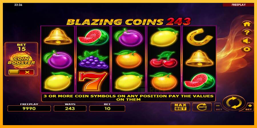 Blazing Coins 243 macchina da gioco per soldi, immagine 2