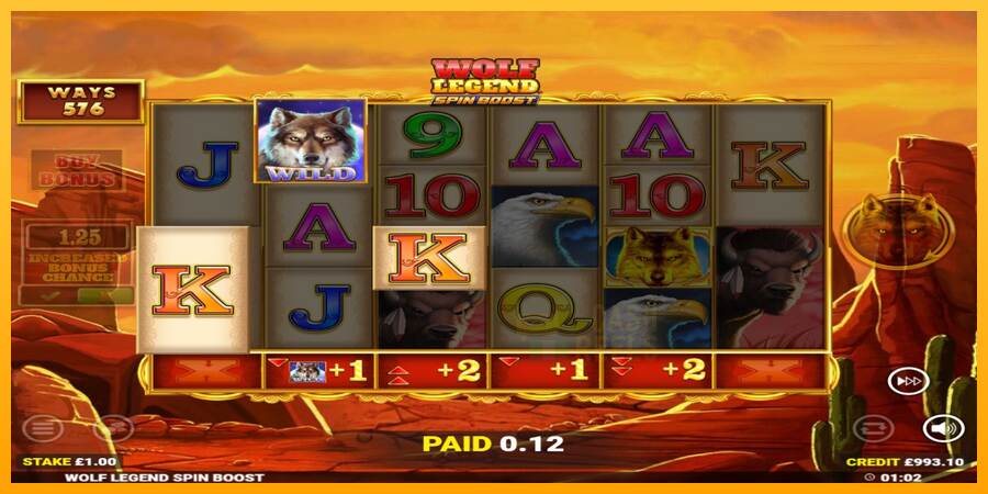 Wolf Legend Spin Boost macchina da gioco per soldi, immagine 3