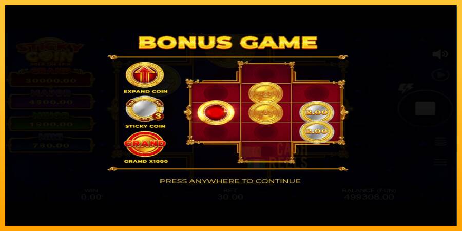 Sticky Coin: Hold the Spin macchina da gioco per soldi, immagine 3