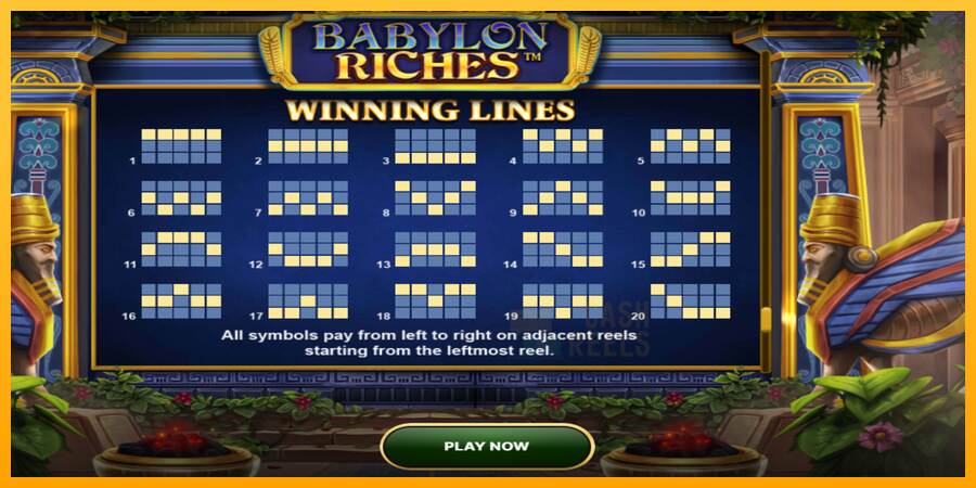 Babylon Riches macchina da gioco per soldi, immagine 5