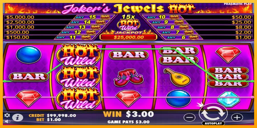 Jokers Jewels Hot macchina da gioco per soldi, immagine 2