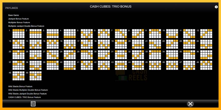 Cash Cubes: Trio Bonus macchina da gioco per soldi, immagine 6