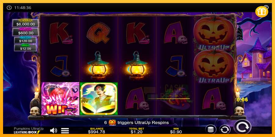 Pumpkins UltraUp macchina da gioco per soldi, immagine 3