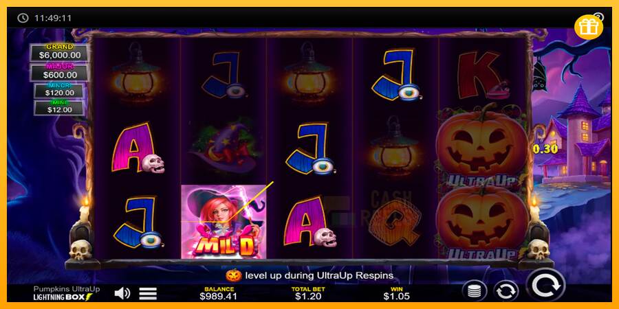 Pumpkins UltraUp macchina da gioco per soldi, immagine 5