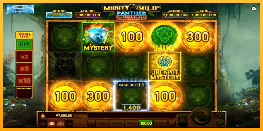 Mighty Wild: Panther Grand Diamond Edition macchina da gioco per soldi, immagine 3