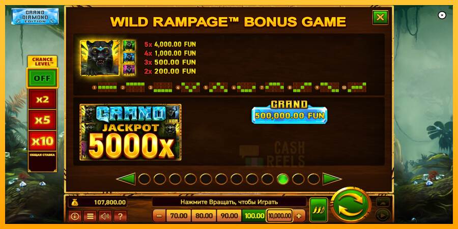 Mighty Wild: Panther Grand Diamond Edition macchina da gioco per soldi, immagine 7