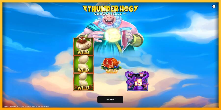 Thunder Hog Chaos Reels macchina da gioco per soldi, immagine 1