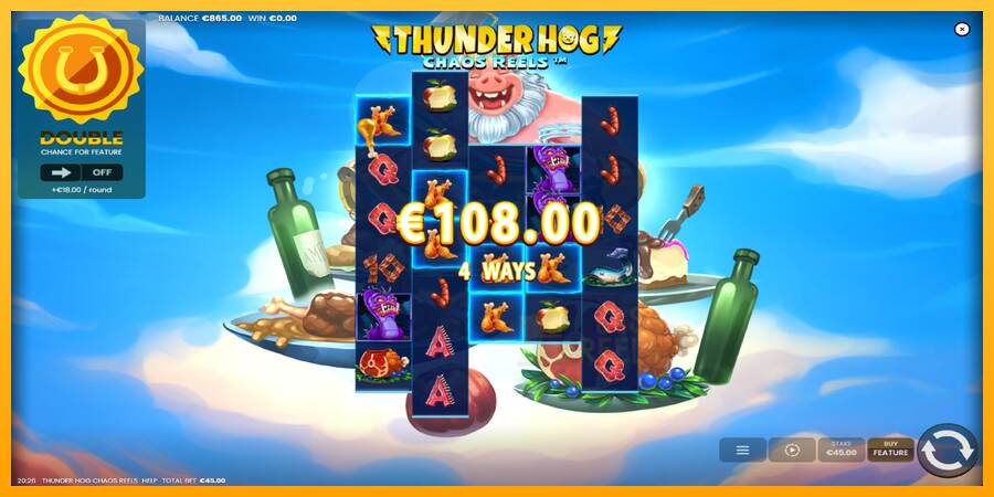 Thunder Hog Chaos Reels macchina da gioco per soldi, immagine 3