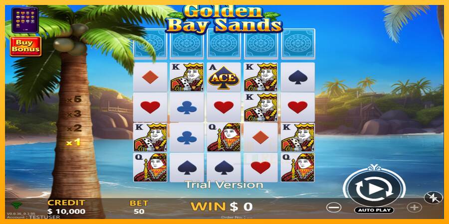 Golden Bay Sands macchina da gioco per soldi, immagine 1