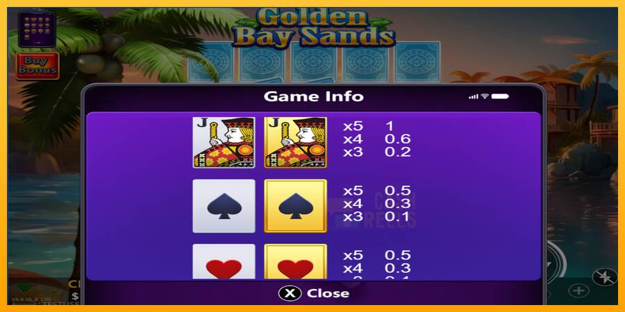 Golden Bay Sands macchina da gioco per soldi, immagine 5