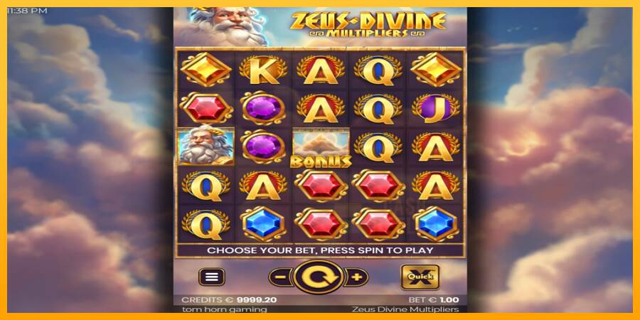 Zeus Divine Multipliers macchina da gioco per soldi, immagine 2