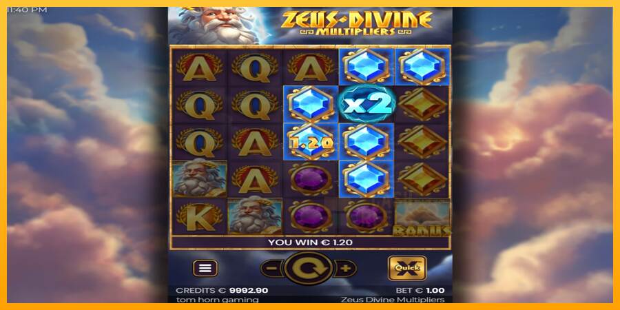 Zeus Divine Multipliers macchina da gioco per soldi, immagine 3