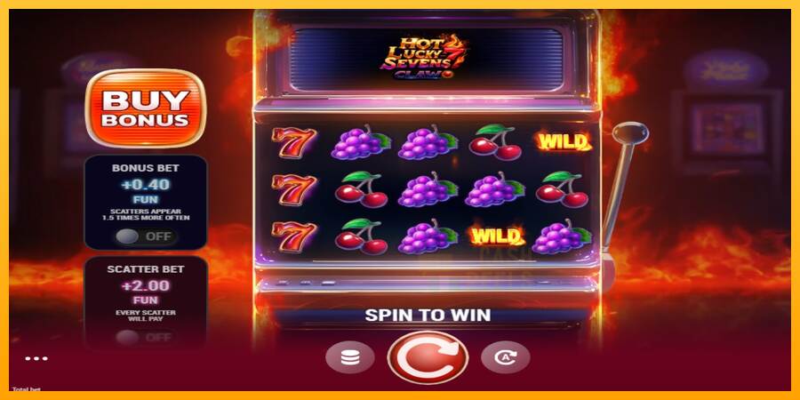 Hot Lucky Sevens Claw macchina da gioco per soldi, immagine 1