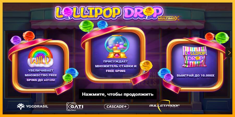 Lollipop Drop MultiMax macchina da gioco per soldi, immagine 1