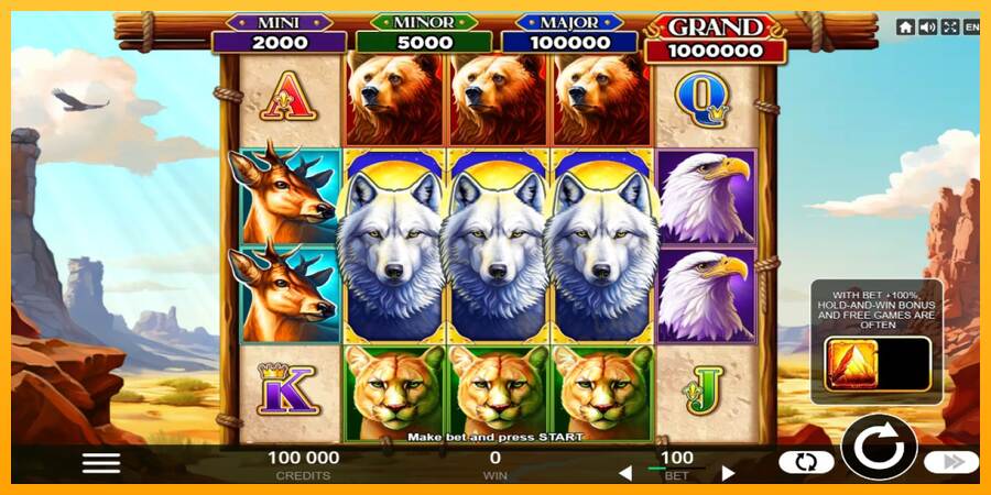 Wolf Thunder macchina da gioco per soldi, immagine 1