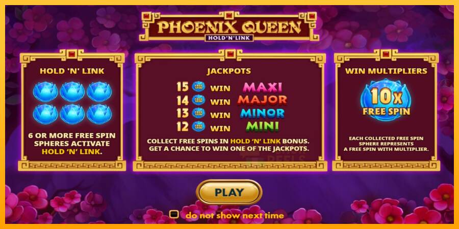 Phoenix Queen Hold N Link macchina da gioco per soldi, immagine 1