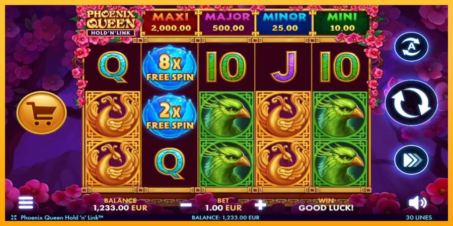 Phoenix Queen Hold N Link macchina da gioco per soldi, immagine 2