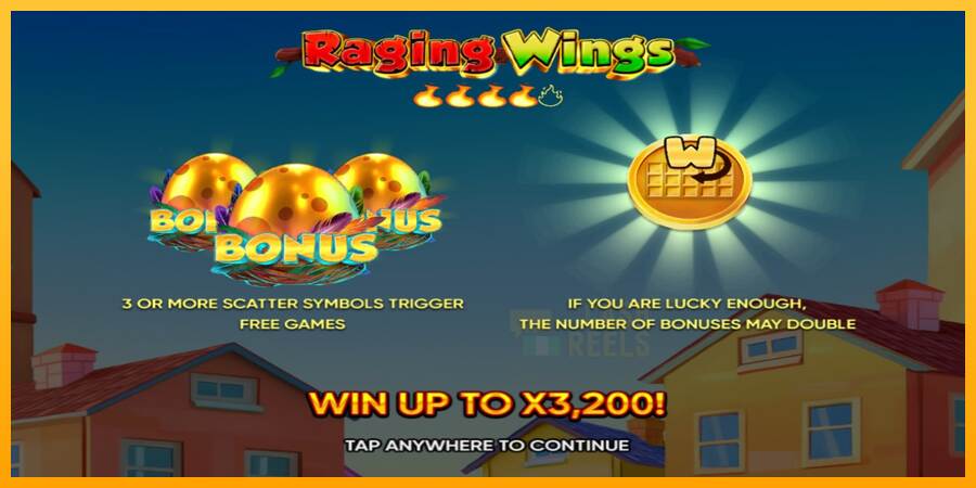 Raging Wings macchina da gioco per soldi, immagine 1