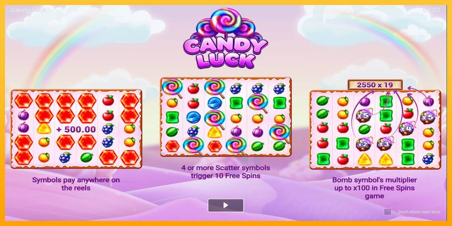 Candy Luck macchina da gioco per soldi, immagine 1