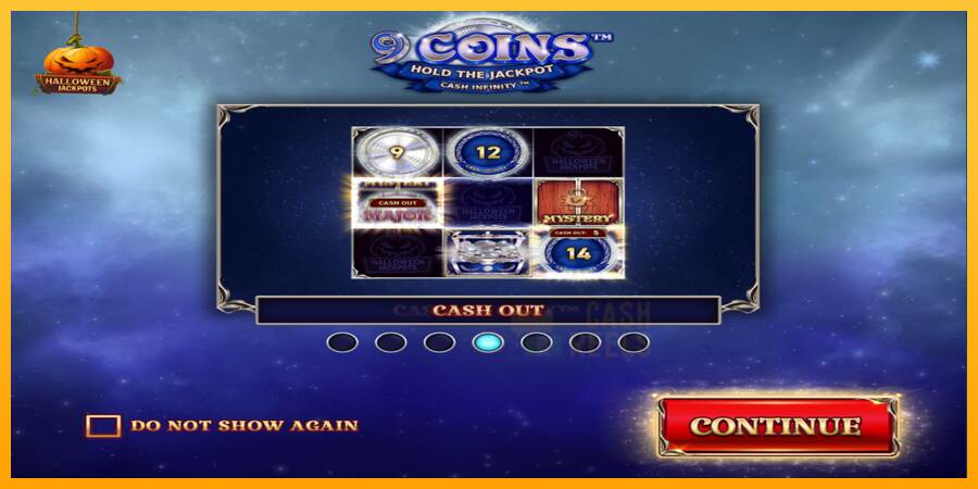 9 Coins Grand Platinum Edition Halloween Jackpot macchina da gioco per soldi, immagine 1