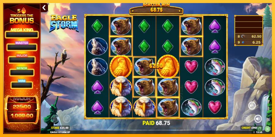 Eagle Storm Rapid Fire Jackpots macchina da gioco per soldi, immagine 3