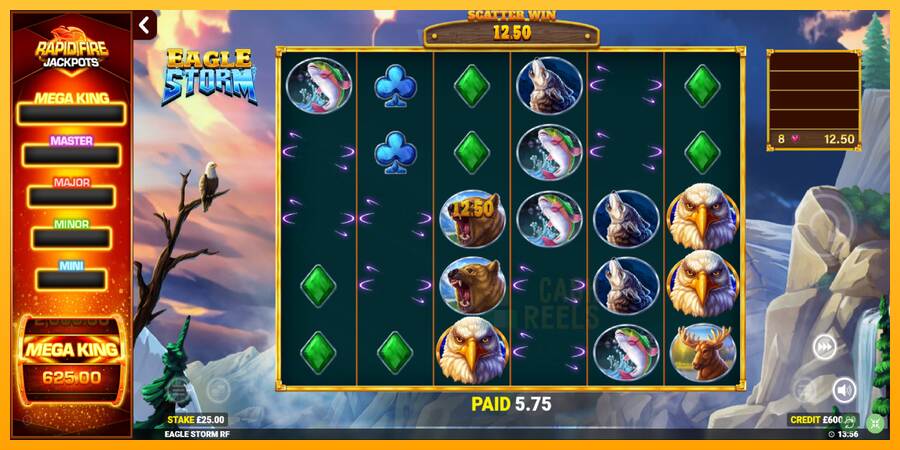 Eagle Storm Rapid Fire Jackpots macchina da gioco per soldi, immagine 4