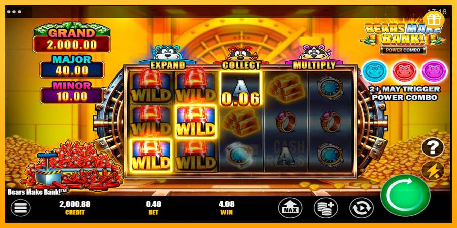 Bears Make Bank! Power Combo macchina da gioco per soldi, immagine 5