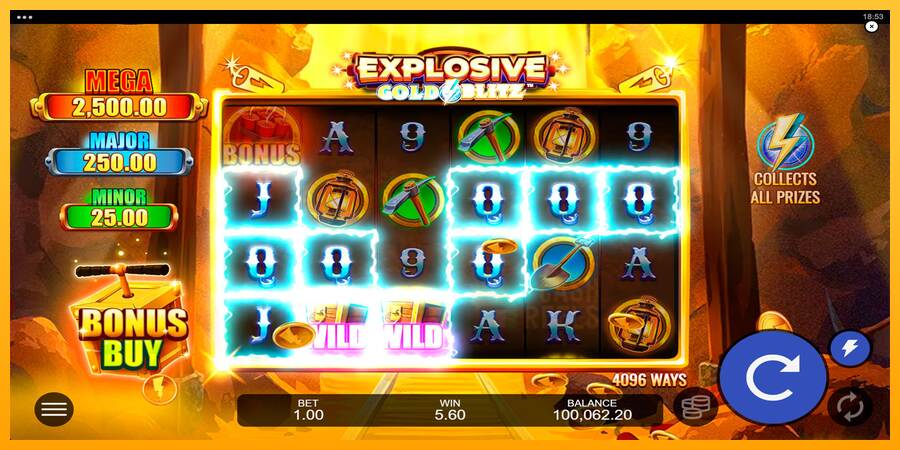 Explosive Gold Blitz macchina da gioco per soldi, immagine 5