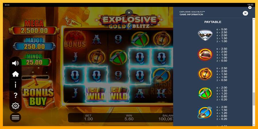 Explosive Gold Blitz macchina da gioco per soldi, immagine 6