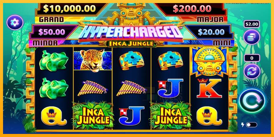 Hypercharged Inca Jungle macchina da gioco per soldi, immagine 1