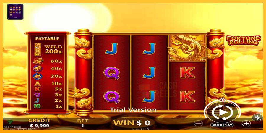 Fortune Rolling macchina da gioco per soldi, immagine 1