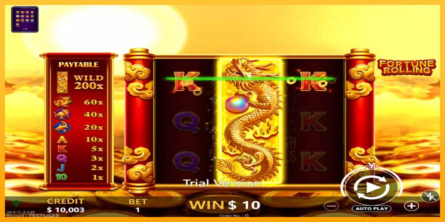 Fortune Rolling macchina da gioco per soldi, immagine 2