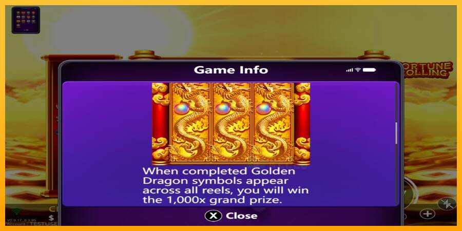 Fortune Rolling macchina da gioco per soldi, immagine 4