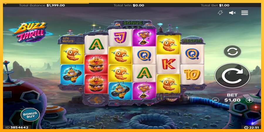 Buzz Thrill macchina da gioco per soldi, immagine 2