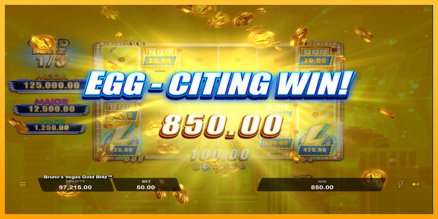 Brunos Vegas Gold Blitz macchina da gioco per soldi, immagine 3