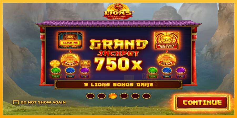 9 Lions: Hold The Jackpot macchina da gioco per soldi, immagine 1