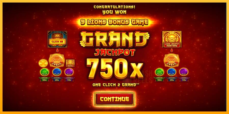 9 Lions: Hold The Jackpot macchina da gioco per soldi, immagine 2